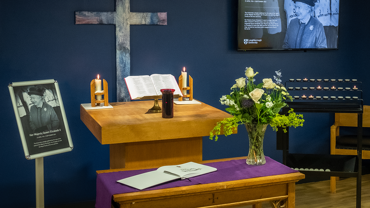 A Book of Condolence has been opened by the University